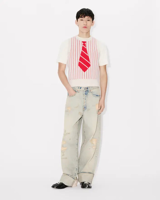 Kenzo Trompe L'Oeil Vest - White