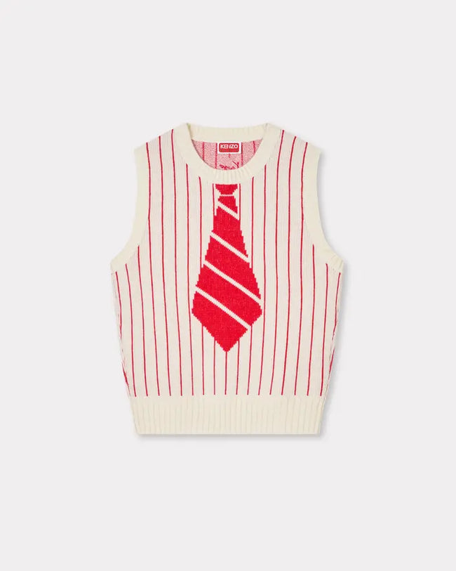 Kenzo Trompe L'Oeil Vest - White