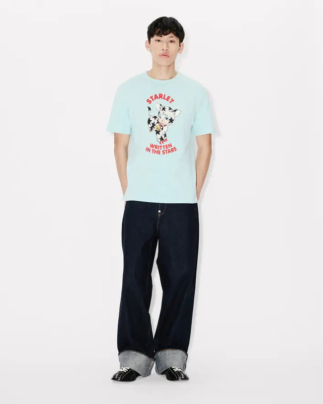 Kenzo Cartoon Slim Tee - Aqua