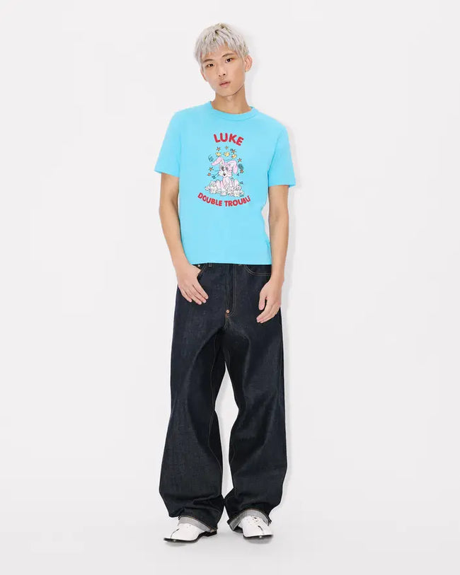 Kenzo Cartoon Slim Tee - Blue