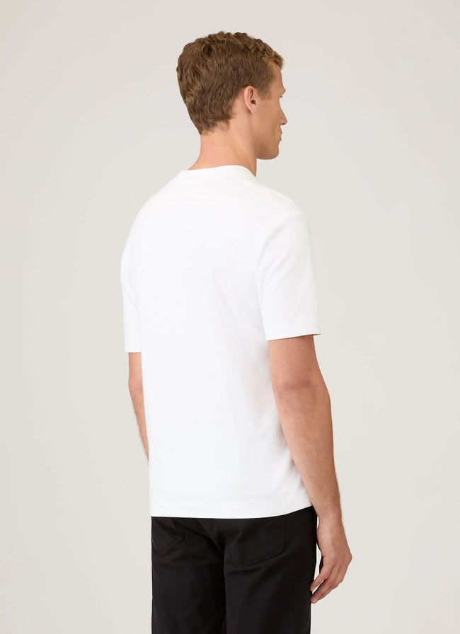 Sunspel Relaxed Fit Heavyweight Tee - White