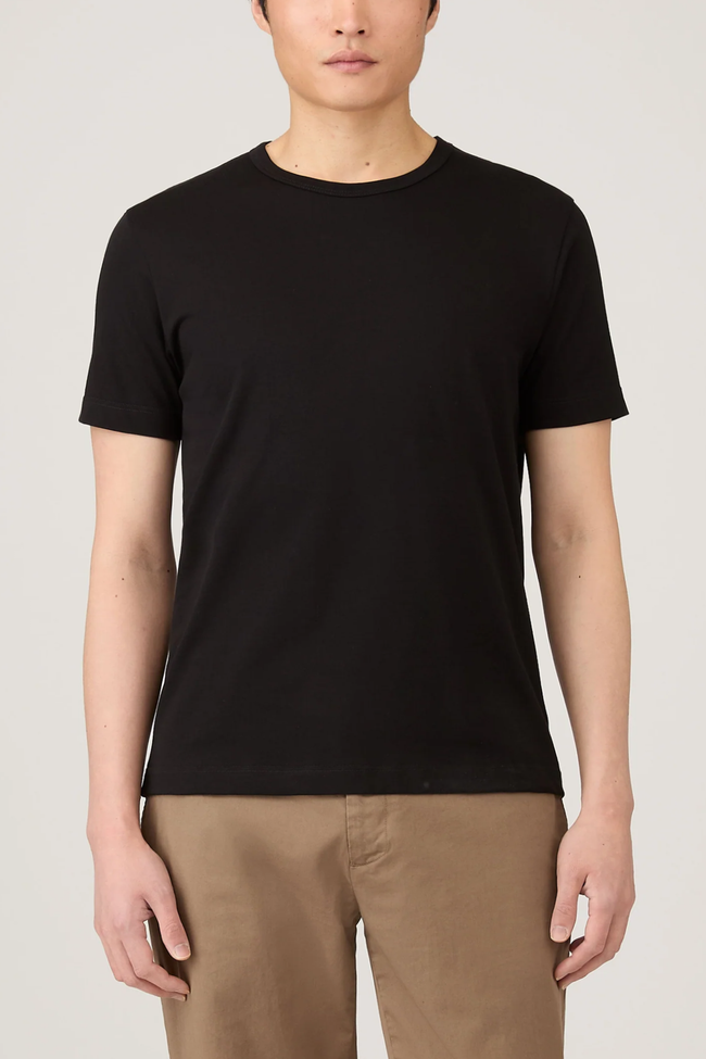 Sunspel Regular Fit Jersey T-Shirt - Black
