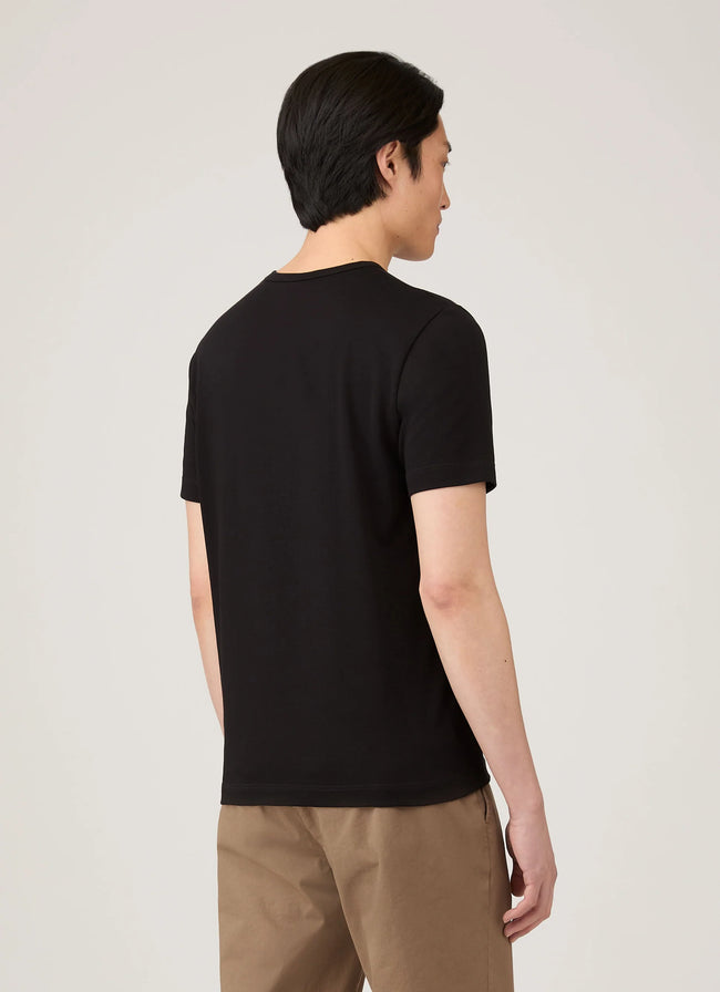 Sunspel Regular Fit Jersey T-Shirt - Black