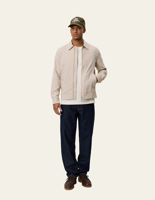 Les Deux  Como Coach Slub Jacket - Sand