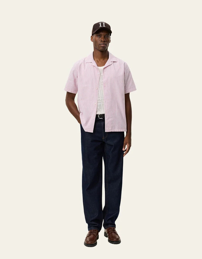 Les Deux Lukas Stripe Shirt - Pink