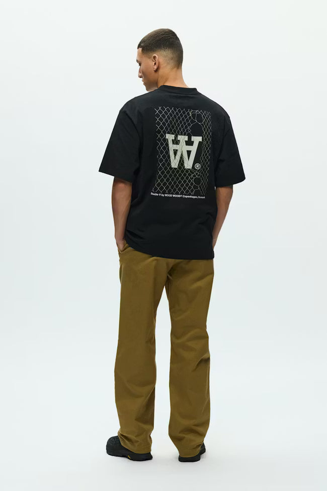 WOOD WOOD Liam Fence Tee - Black