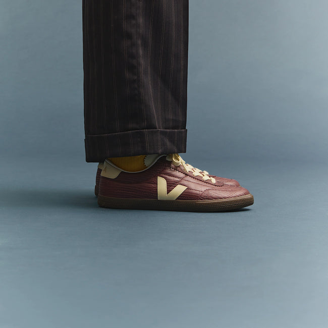 Veja Mens Panenka Dragon Leather Sneakers - Amarante