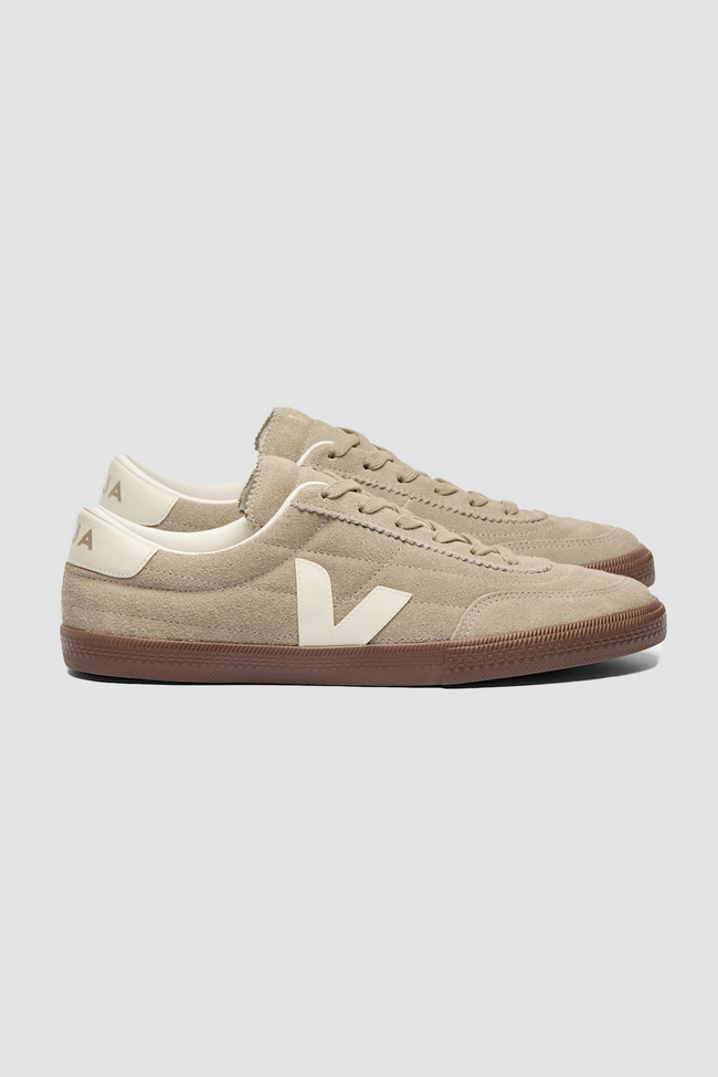Veja Mens Panenka Suede Sneakers - Taupe/Pierre Bark