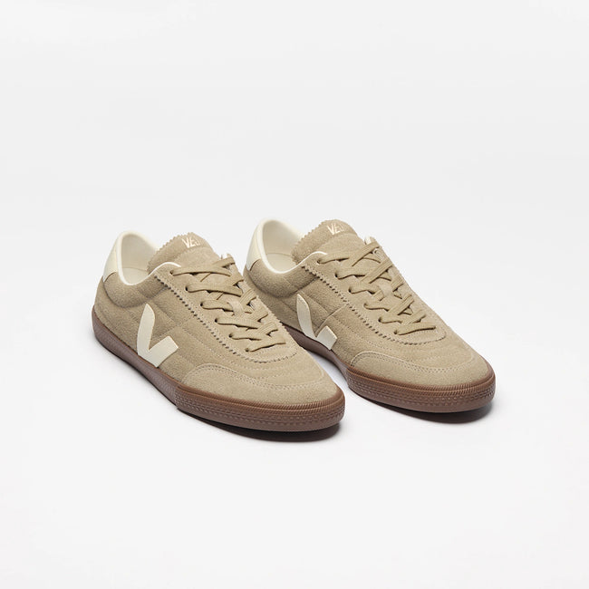 Veja Mens Panenka Suede Sneakers - Taupe/Pierre Bark