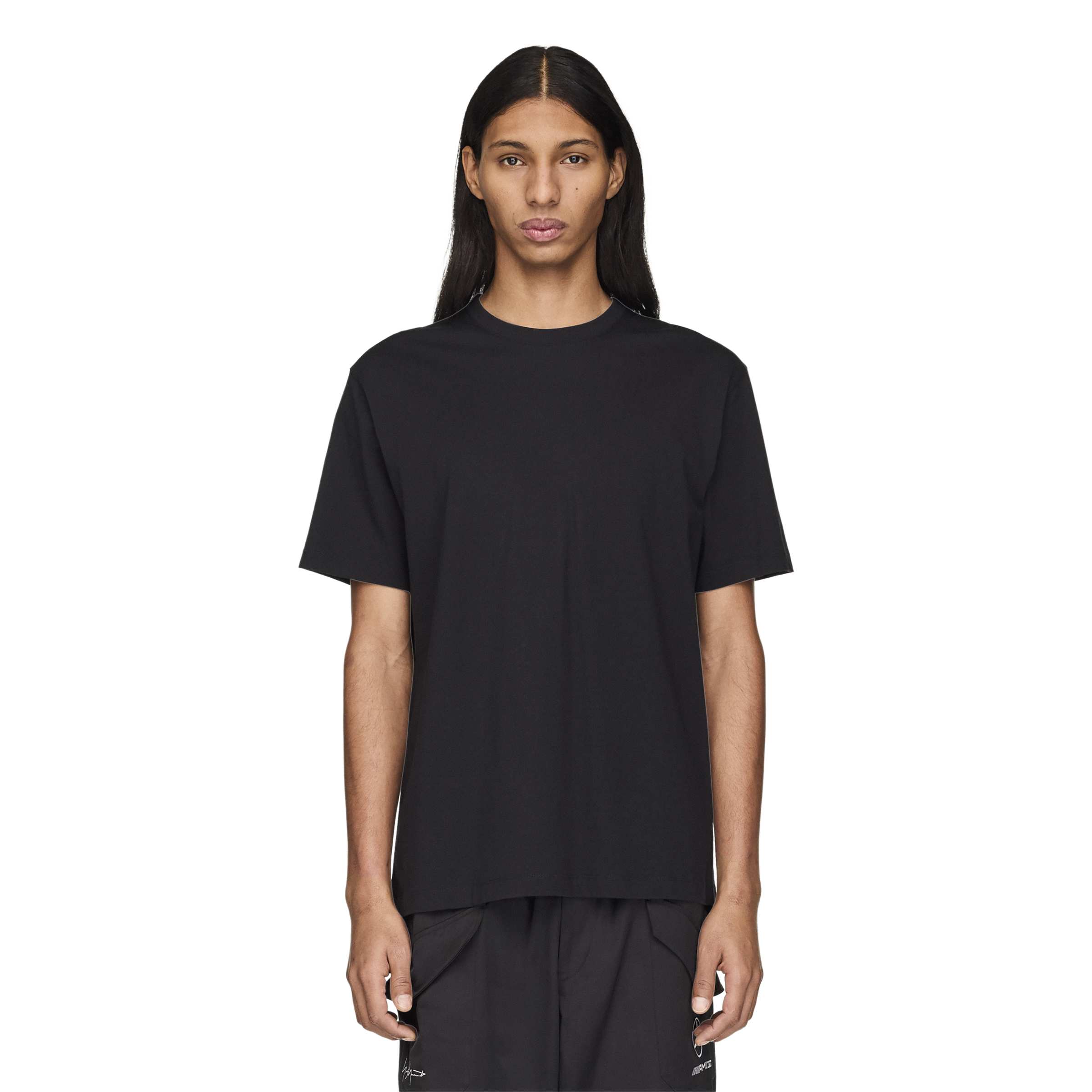 Y-3 x Mercedes-AMG PETRONAS F1 Logo Stack SS Tee - Black - Due West