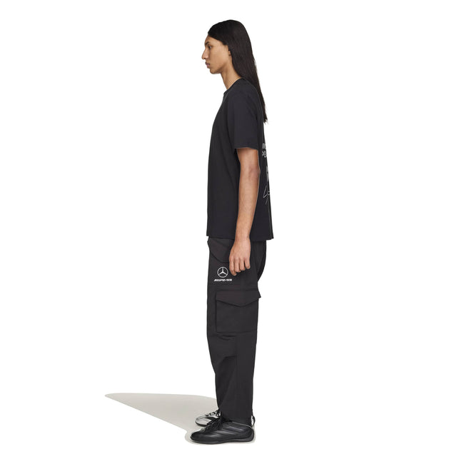 Y-3 x Mercedes-AMG PETRONAS F1 Logo Stack SS Tee - Black