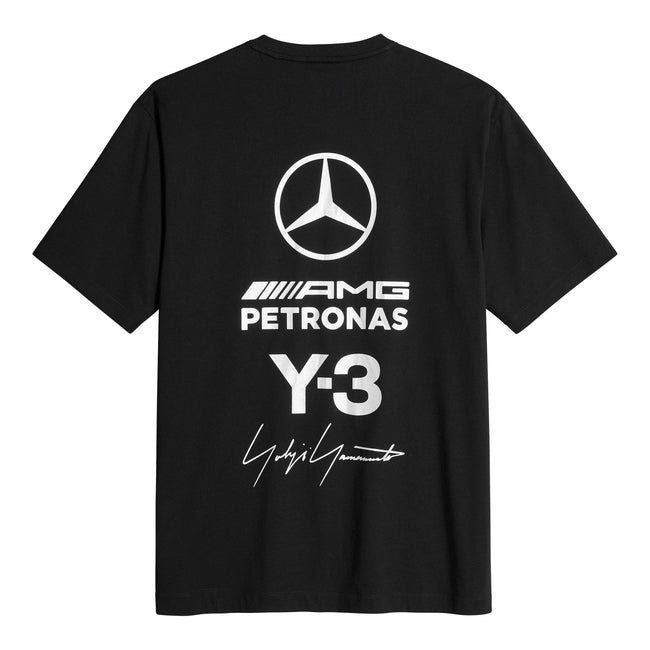 Y-3 x Mercedes-AMG PETRONAS F1 Logo Stack SS Tee - Black