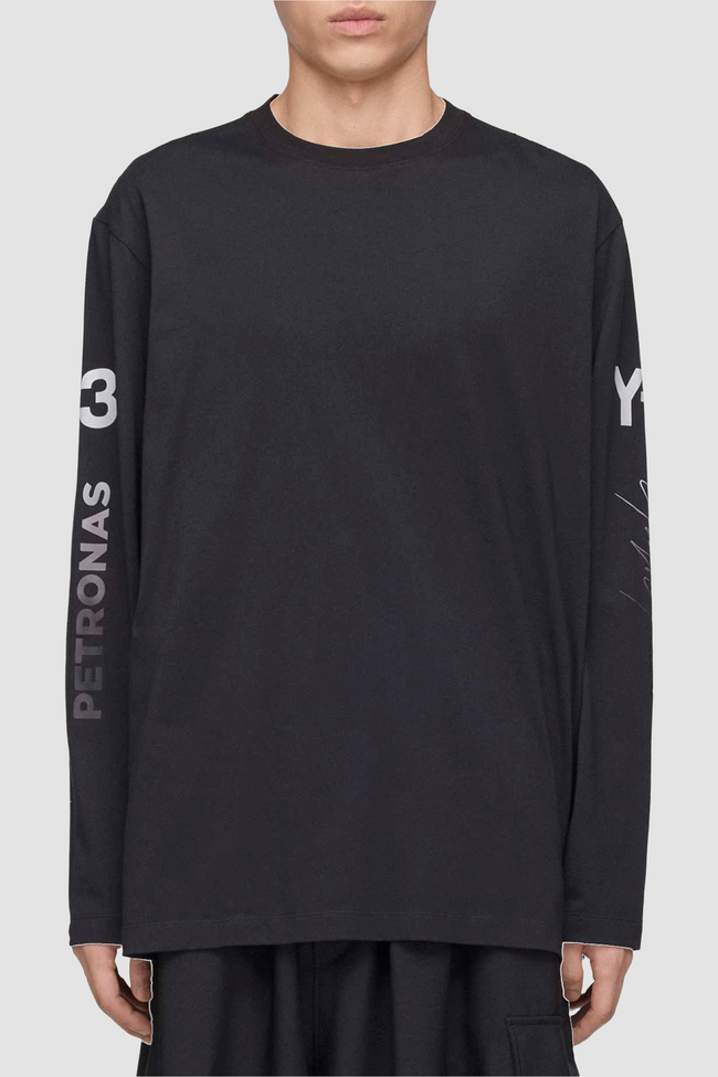 Y-3 x Mercedes-AMG PETRONAS F1 Chaos LS Tee - Black