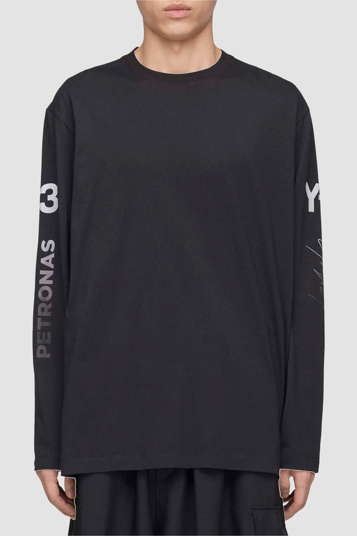 Y-3 x Mercedes-AMG PETRONAS F1 Chaos LS Tee - Black - Due West