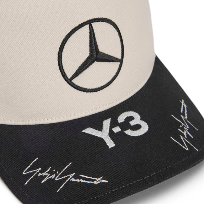 Y-3 x Mercedes-AMG PETRONAS F1 Race Cap - Talc