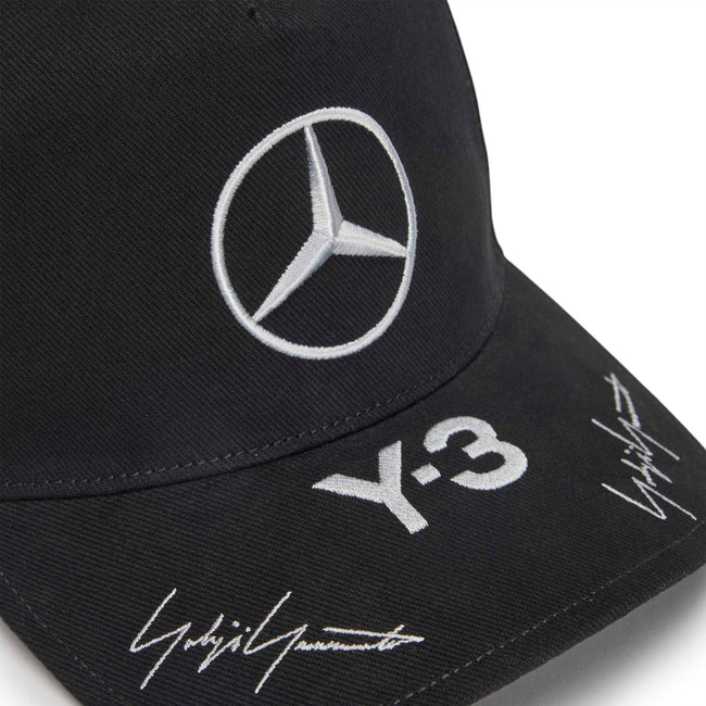 Y-3 x Mercedes-AMG PETRONAS F1 Podium Race Cap - Black