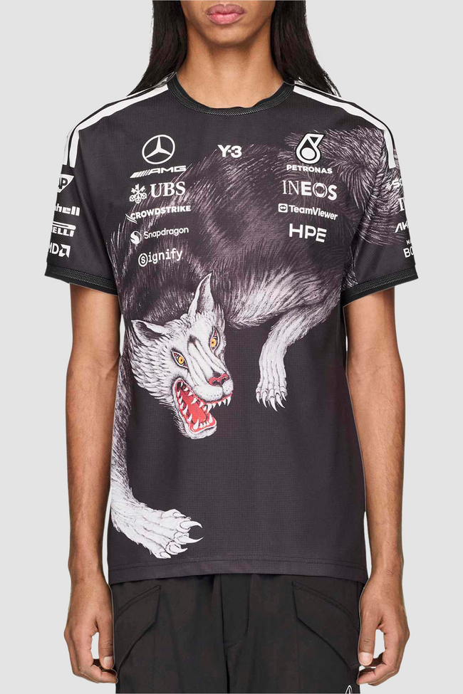 Y-3 x Mercedes-AMG PETRONAS F1 Driver SS Jersey Top - Black