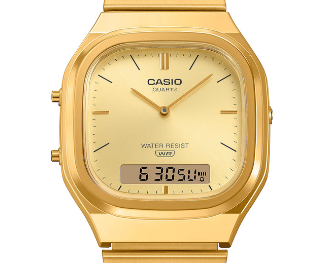 Casio AQ240EG-9A Watch - Gold