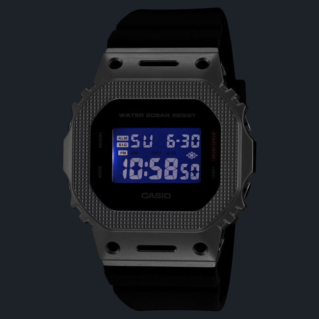 G-Shock GM-5600BM-1 G-Steel Watch - Black