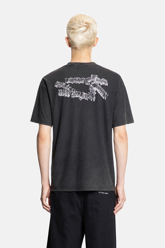 44 Label Group Turned Pins Tee - Black