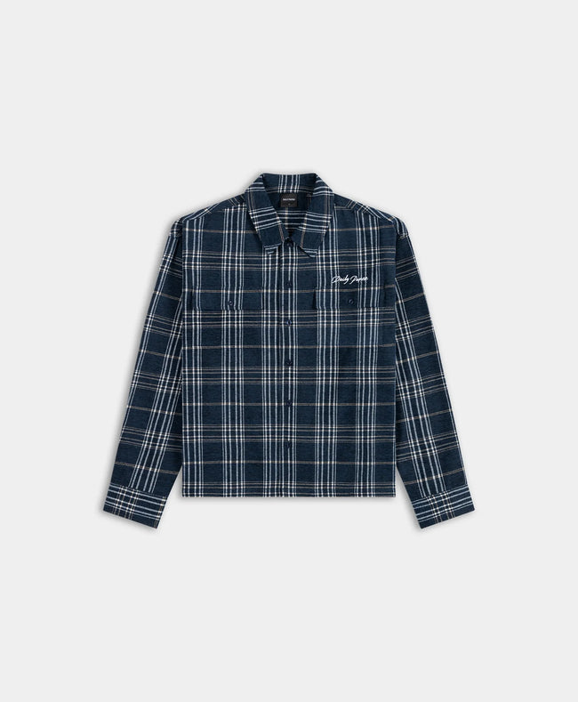 Daily Paper Chenille Script Shirt - Blue