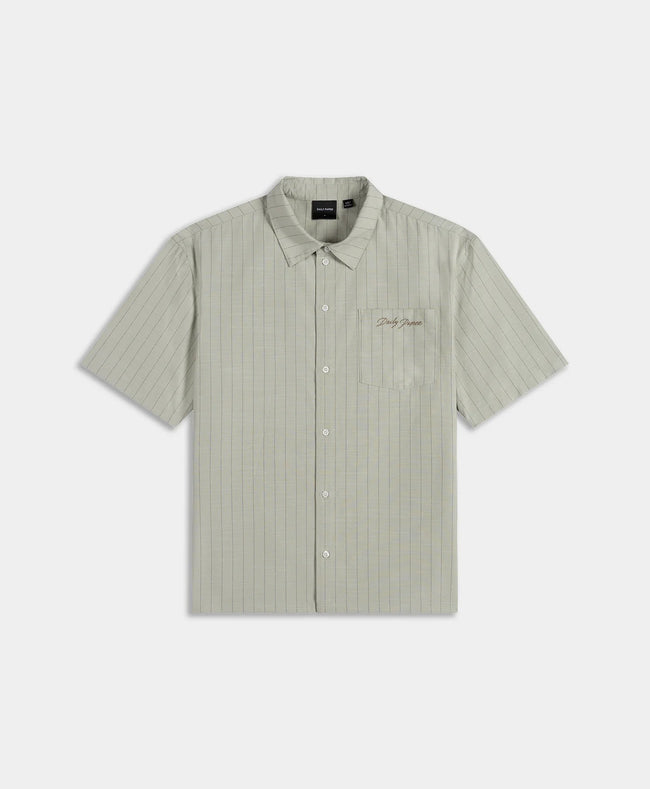 Daily Paper Stripe Script SS Shirt - Beige