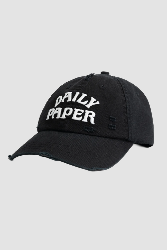 Daily Paper Stack Arch Cap - Black