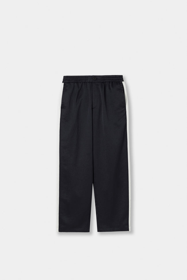 Solid Homme Contrast Track Pants - Navy