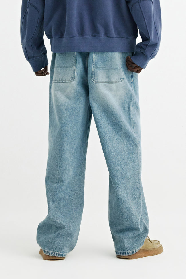 Solid Homme Basic Wide Jeans - Blue