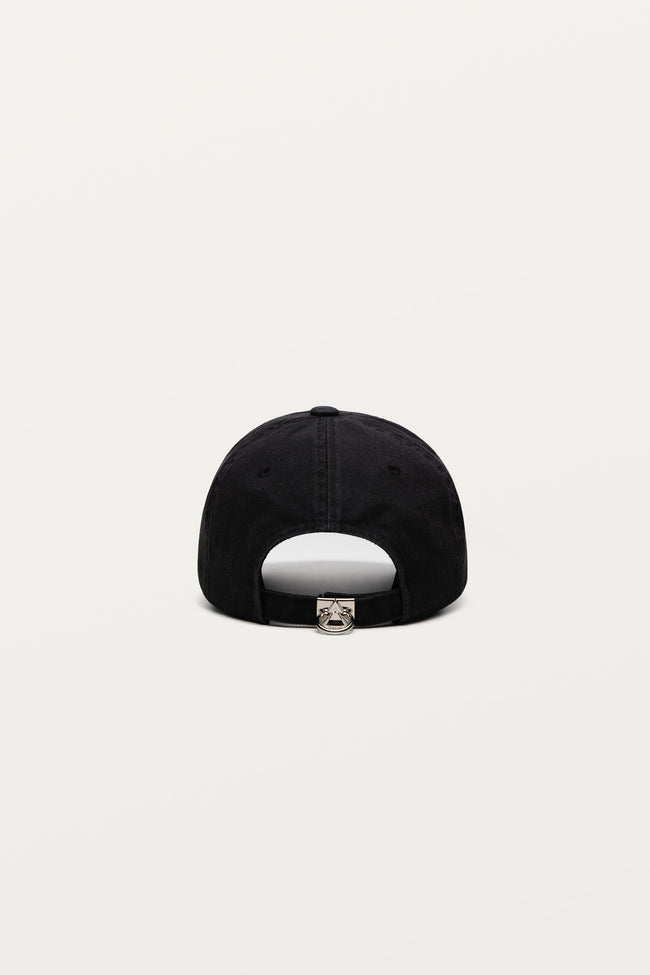 Solid Homme Solid Logo Ball Cap - Black