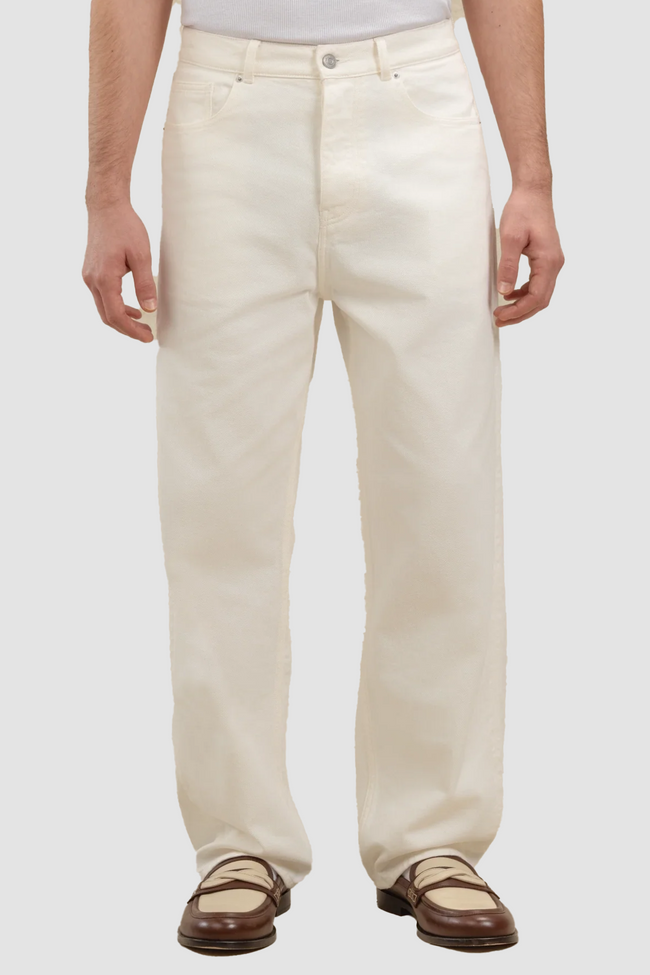 Drôle de Monsieur Straight Jeans - Off White