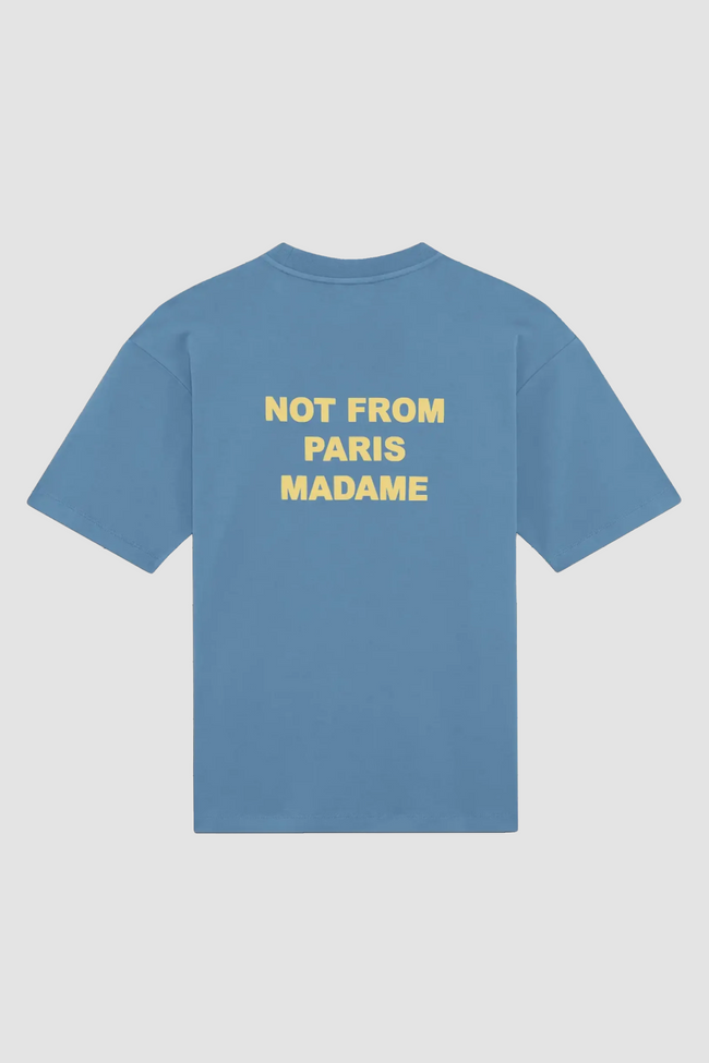 Drôle de Monsieur Slogan Tee - Blue