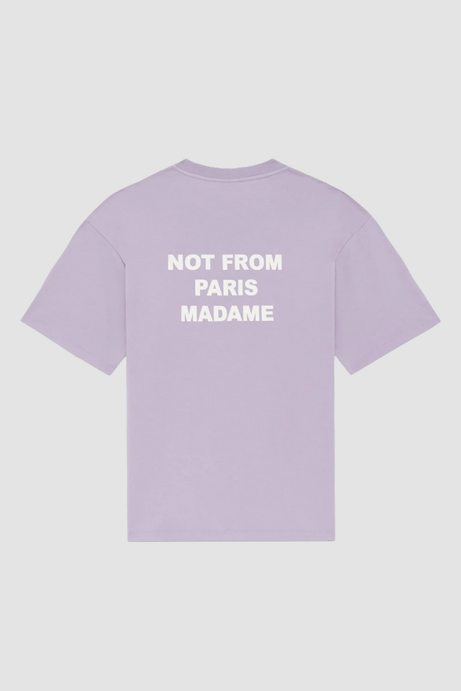 Drôle de Monsieur Slogan Tee - Lavendar
