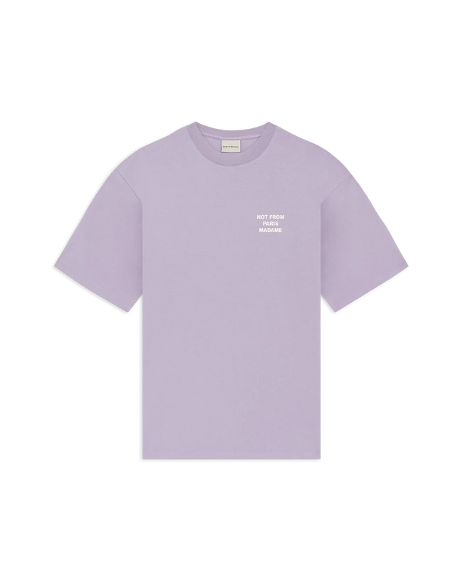 Drôle de Monsieur Slogan Tee - Lavendar