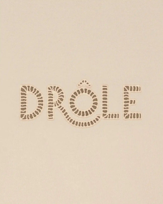 Drôle de Monsieur Drôle Ajouré Tee - Sand