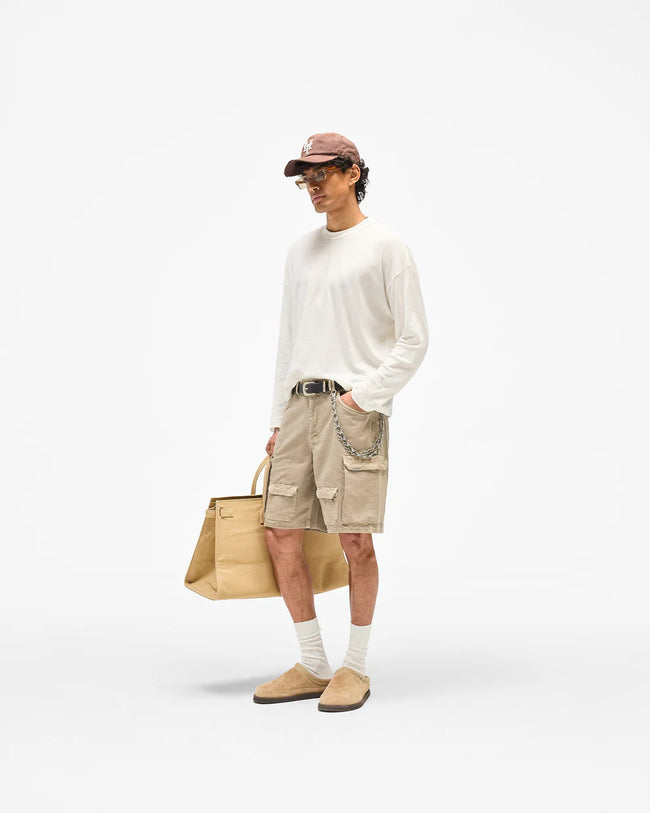 Represent Loaded Cargo Shorts - Beige