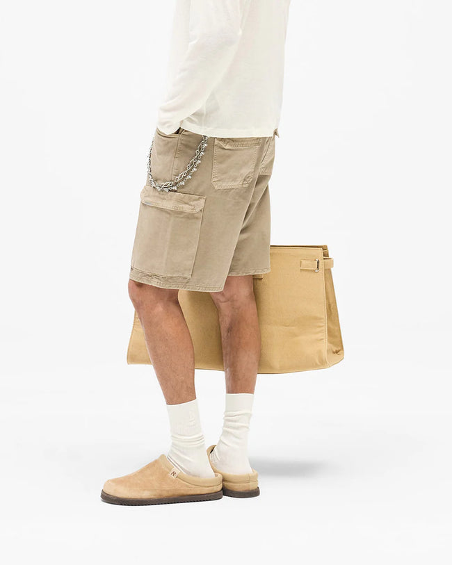 Represent Loaded Cargo Shorts - Beige