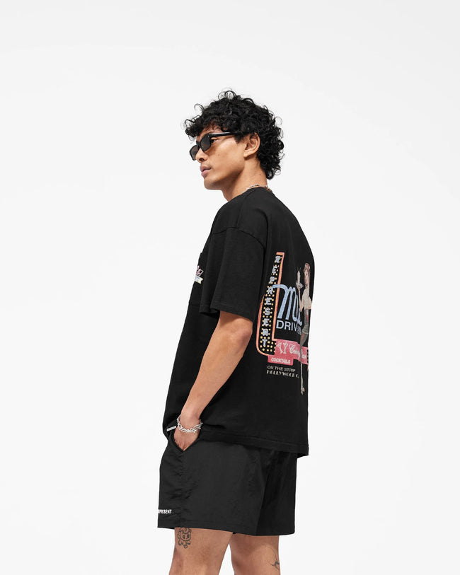 Represent Mel's Diner Tee - Jet Black