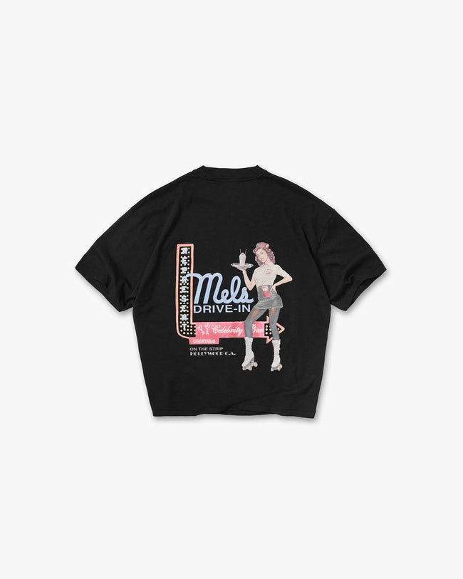 Represent Mel's Diner Tee - Jet Black