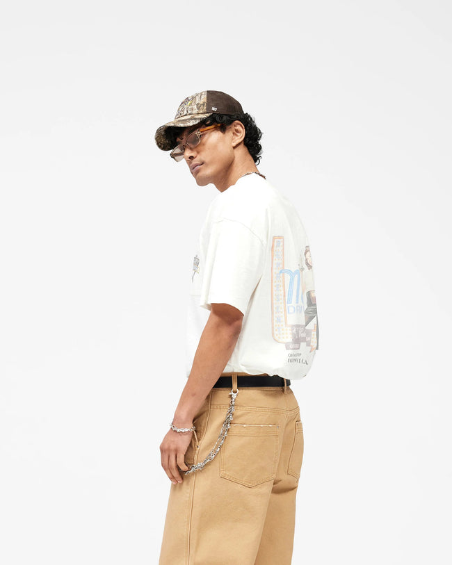 Represent Mel's Diner Tee - Flat White