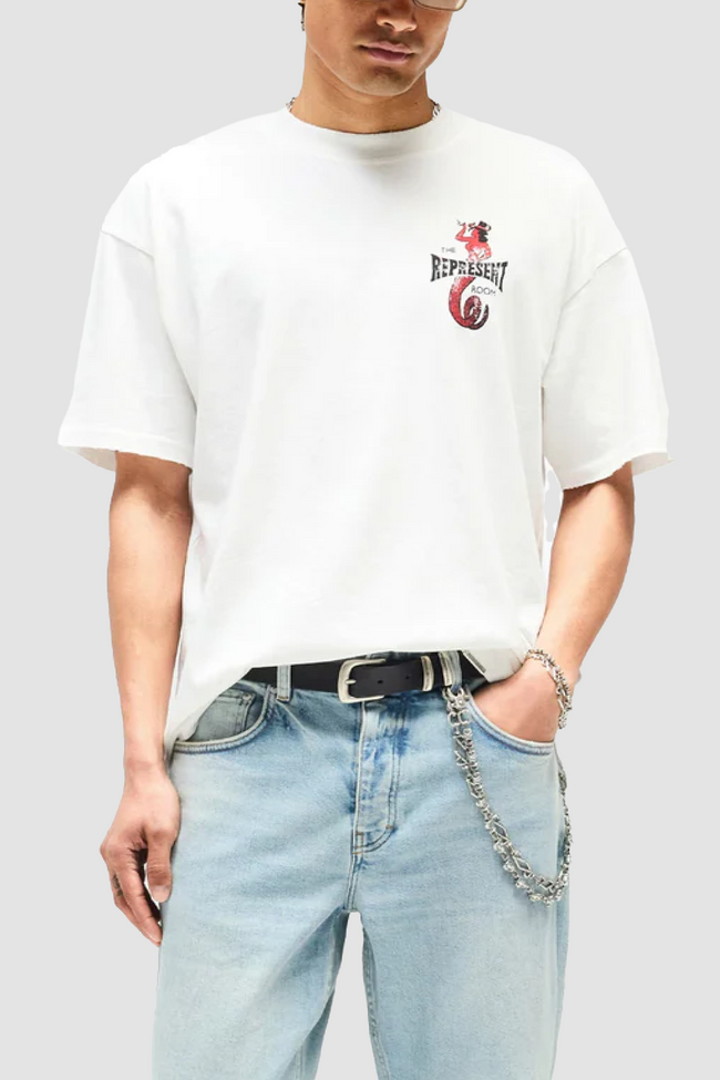 Represent x The Viper Room Dice Tee - Flat White