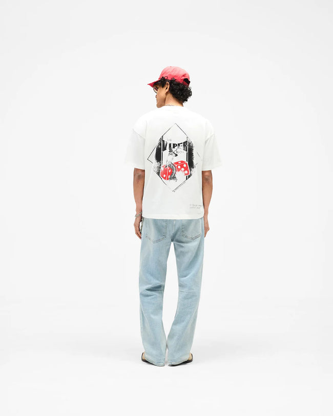 Represent x The Viper Room Dice Tee - Flat White