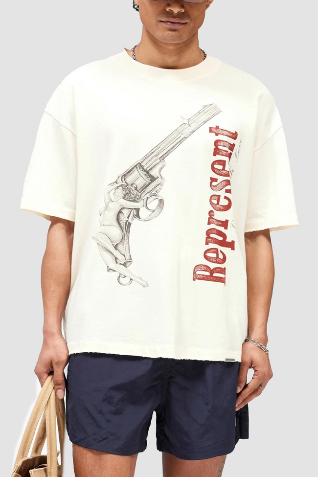 Represent Loaded With Love Tee - Buttercream