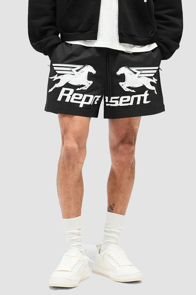Represent Nothing Faster Swimsuit - Jet Black