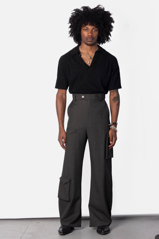Kody Phillips Cargo Slacks Pants - Soot