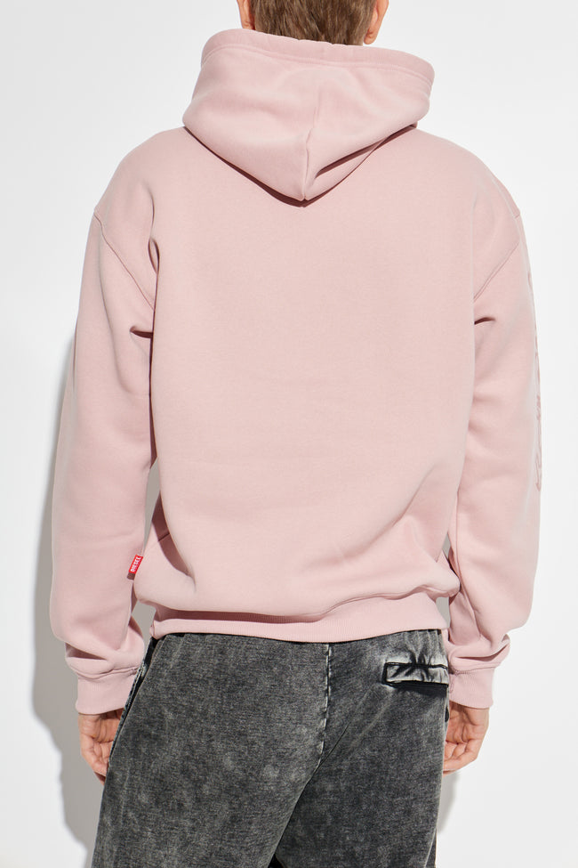 DIESEL S-Norm-Hood-V1 Hoodie - Pink