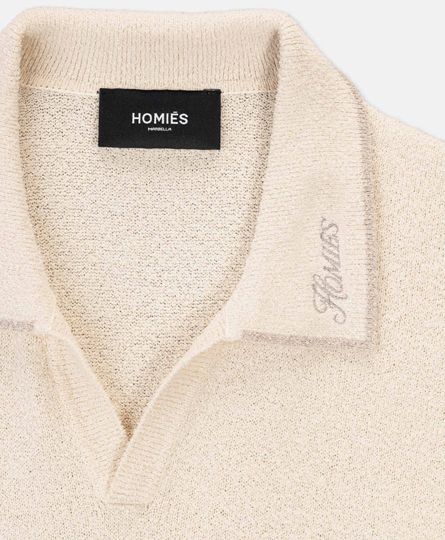 Homies Marbella Homiés Boucle Polo - Beige