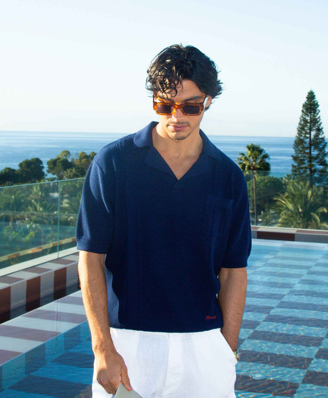 Homies Marbella Homiés Knit Polo - Navy