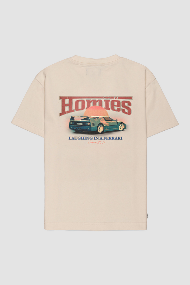 Homies Marbella Sunset Boulevard Tee - Beige