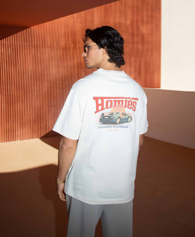 Homies Marbella Sunset Boulevard Tee - Beige